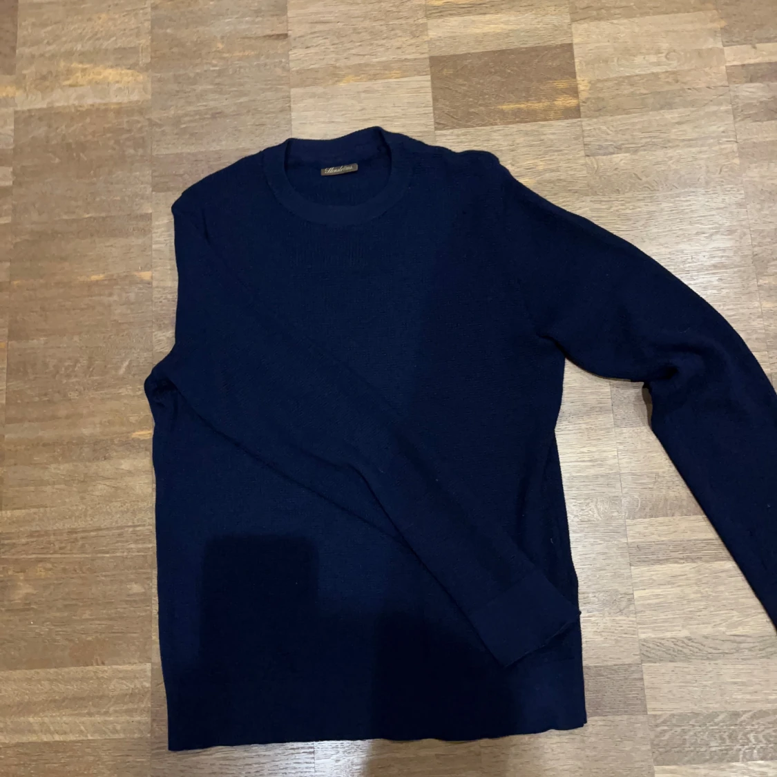 Mörkblå stickad tröja från Stenströms - 3