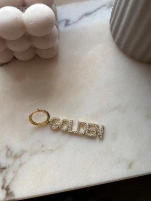 Örhänge från ioaku - Jättefint örhänge från ioaku med texten ”golden” aldrig använt 