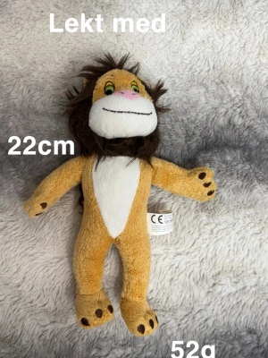 Leos lejon - Lekt med. Ca 22cm