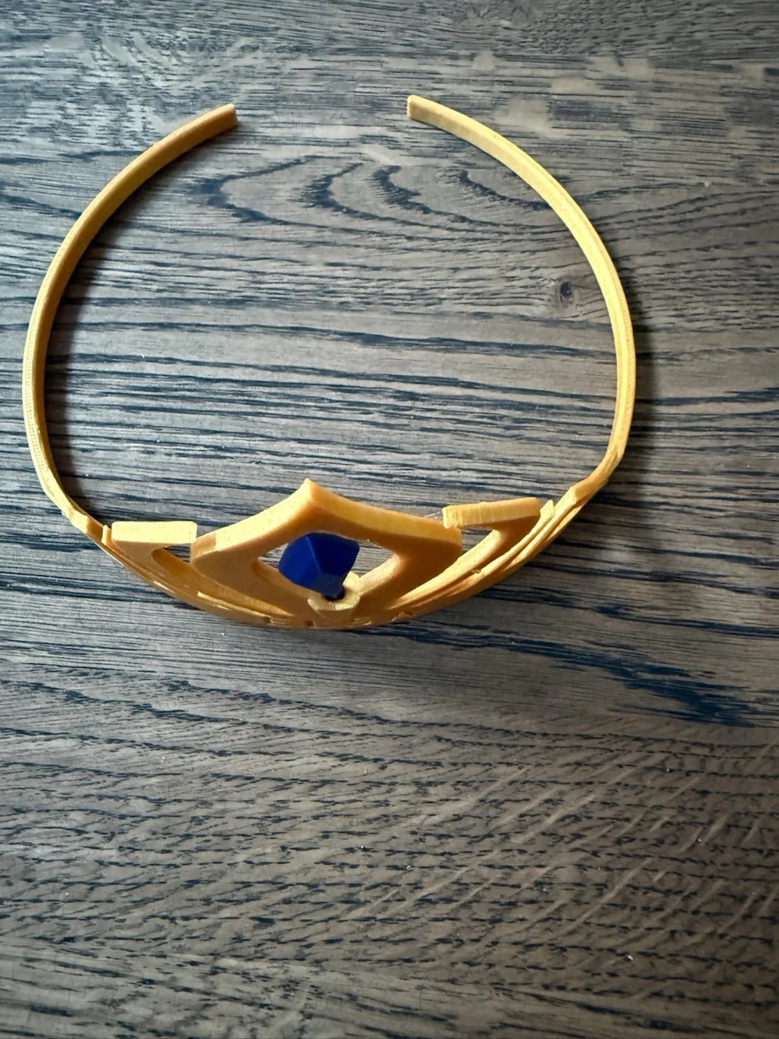 Elsa tiara i guld och blått - 1