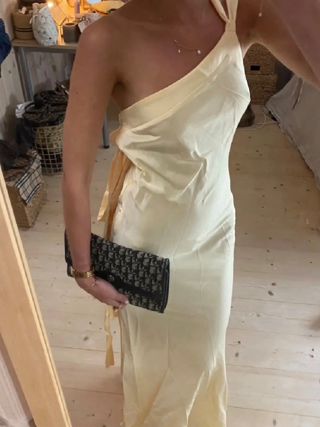 Ljusgul balklänning - 1