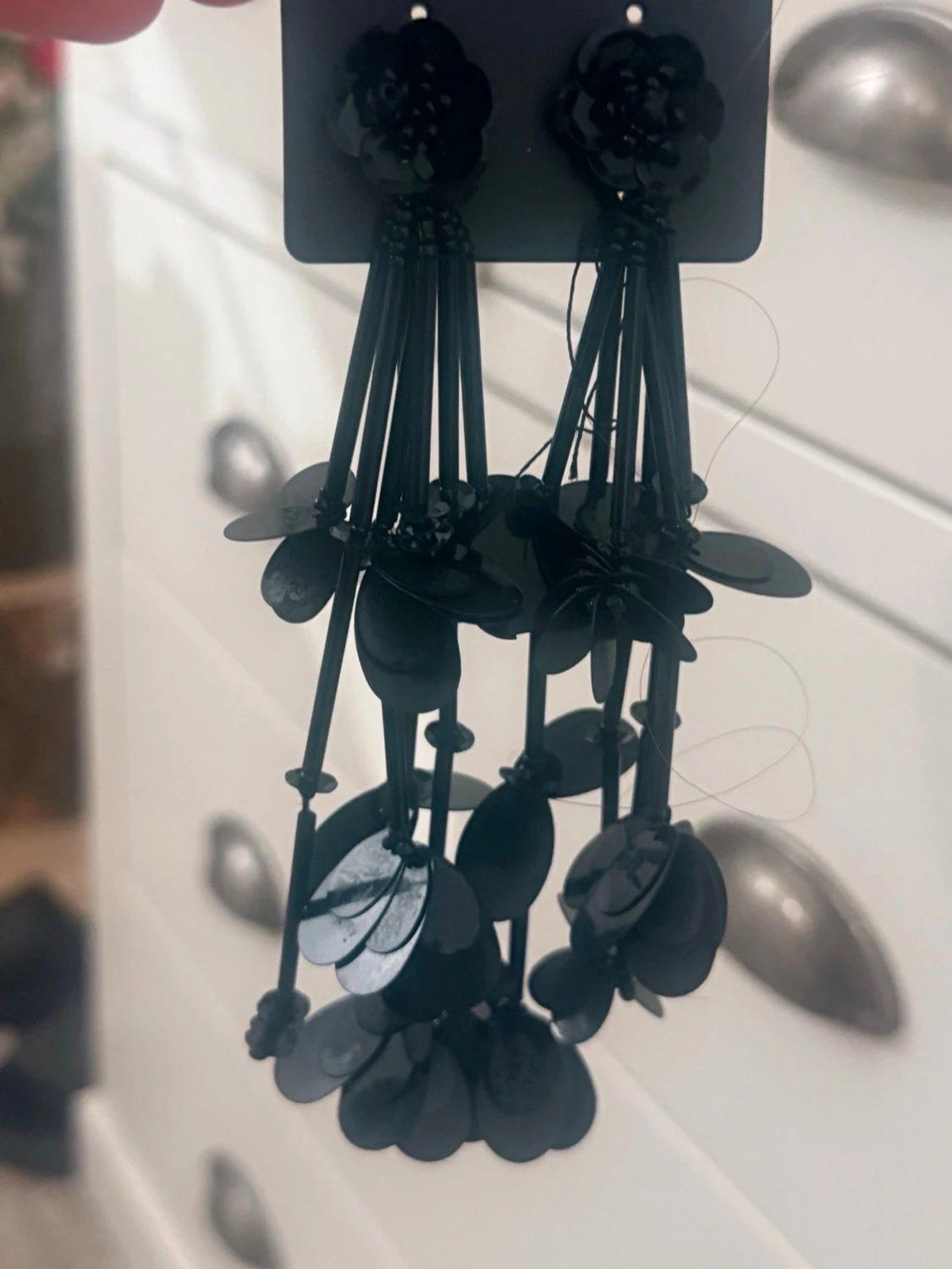 Svart paljettväst från Montini