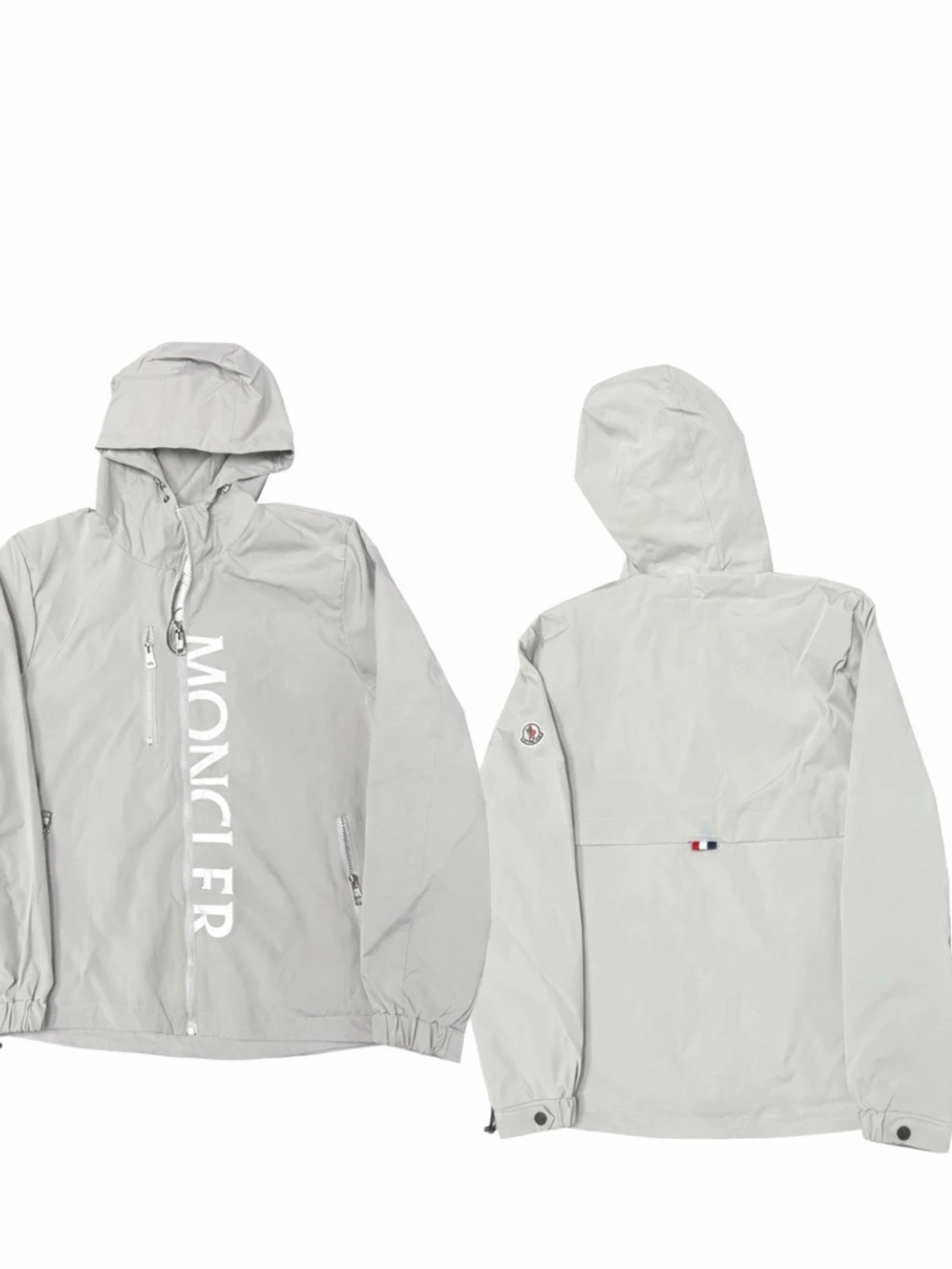 Vit vindjacka från Moncler