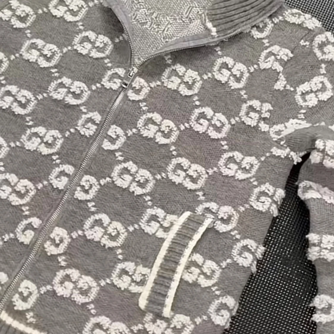 Gucci cardigan zip up hoodie - 2