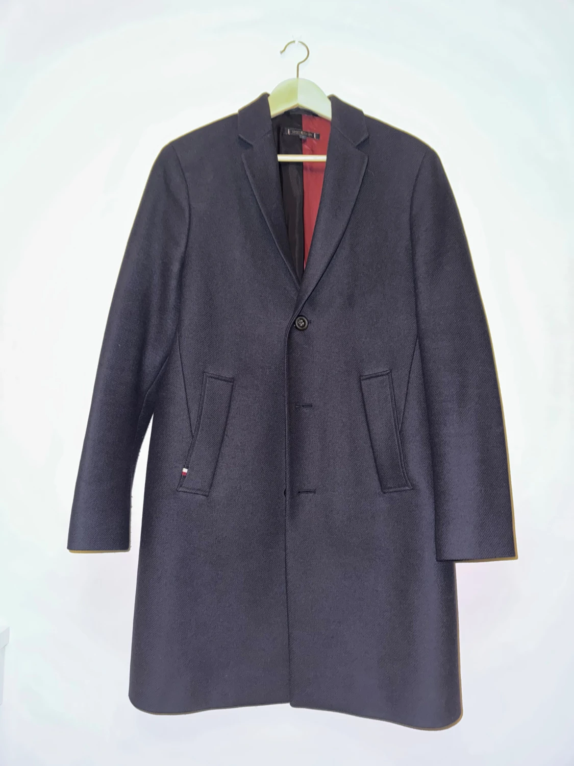 Marinblå kappa från Tommy Hilfiger - 1