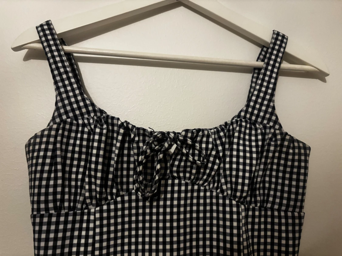 Blå & Vit topp Zara  - 1