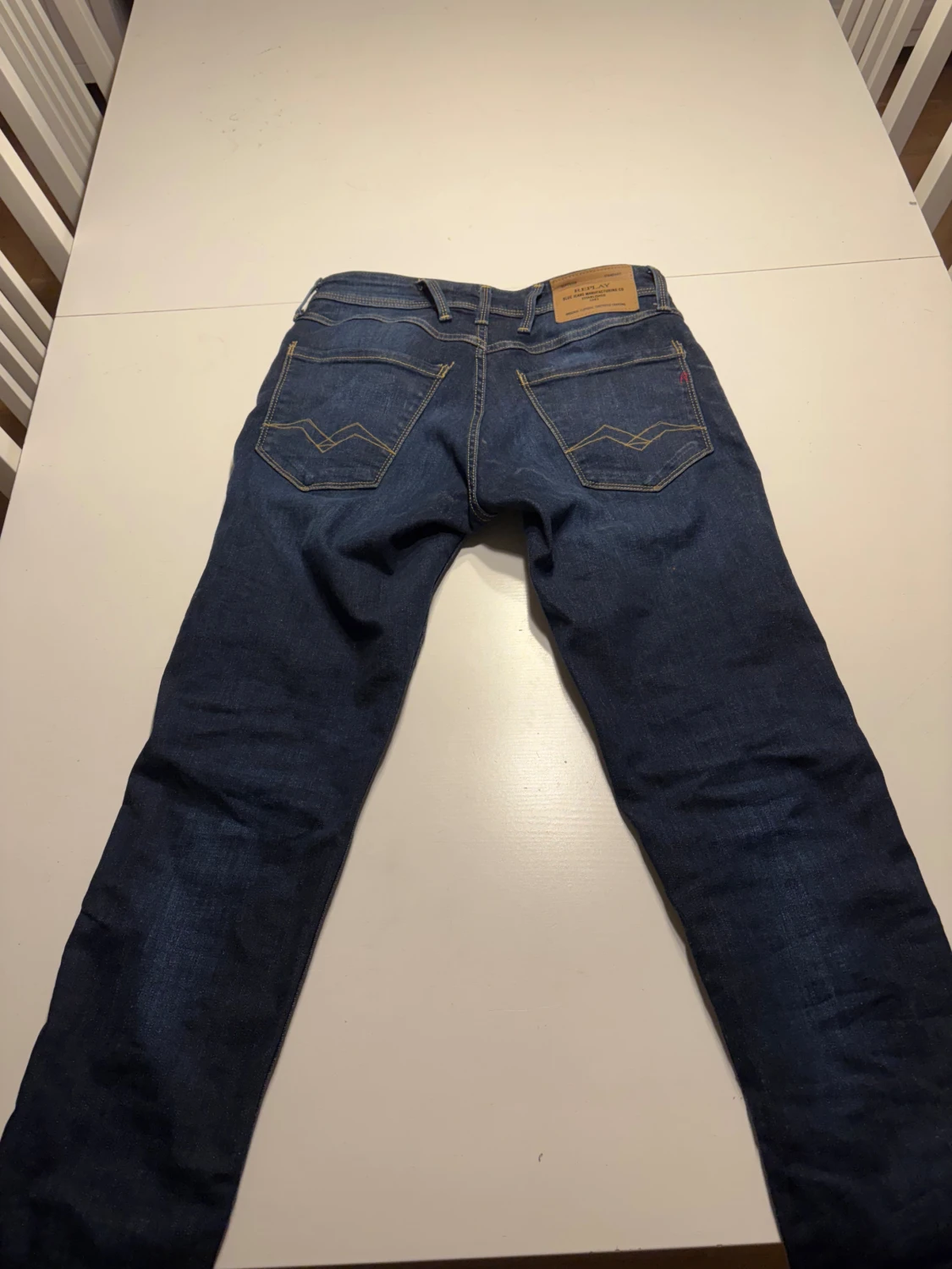 Replay Anbass mörkblå jeans slim fit - 1