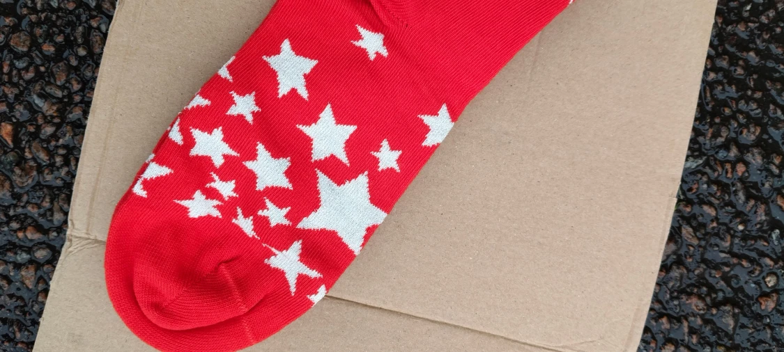 Happy Socks röda strumpor, storlek 36-40 - 4