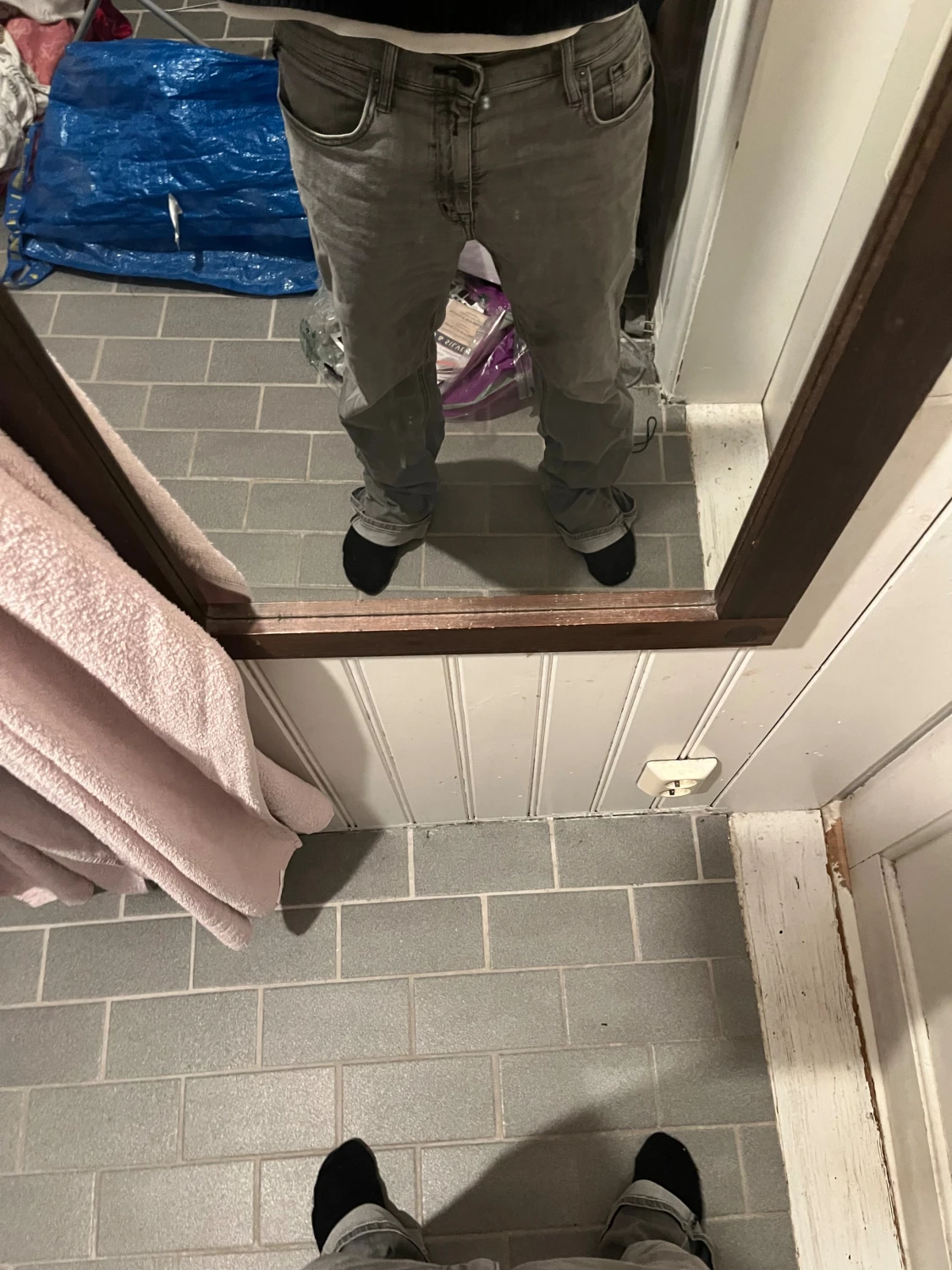 Grå Replay jeans straight fit - 2