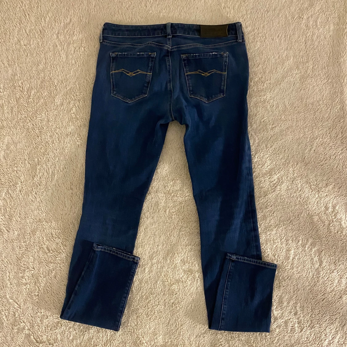 Blå Replay jeans med raka ben - 2