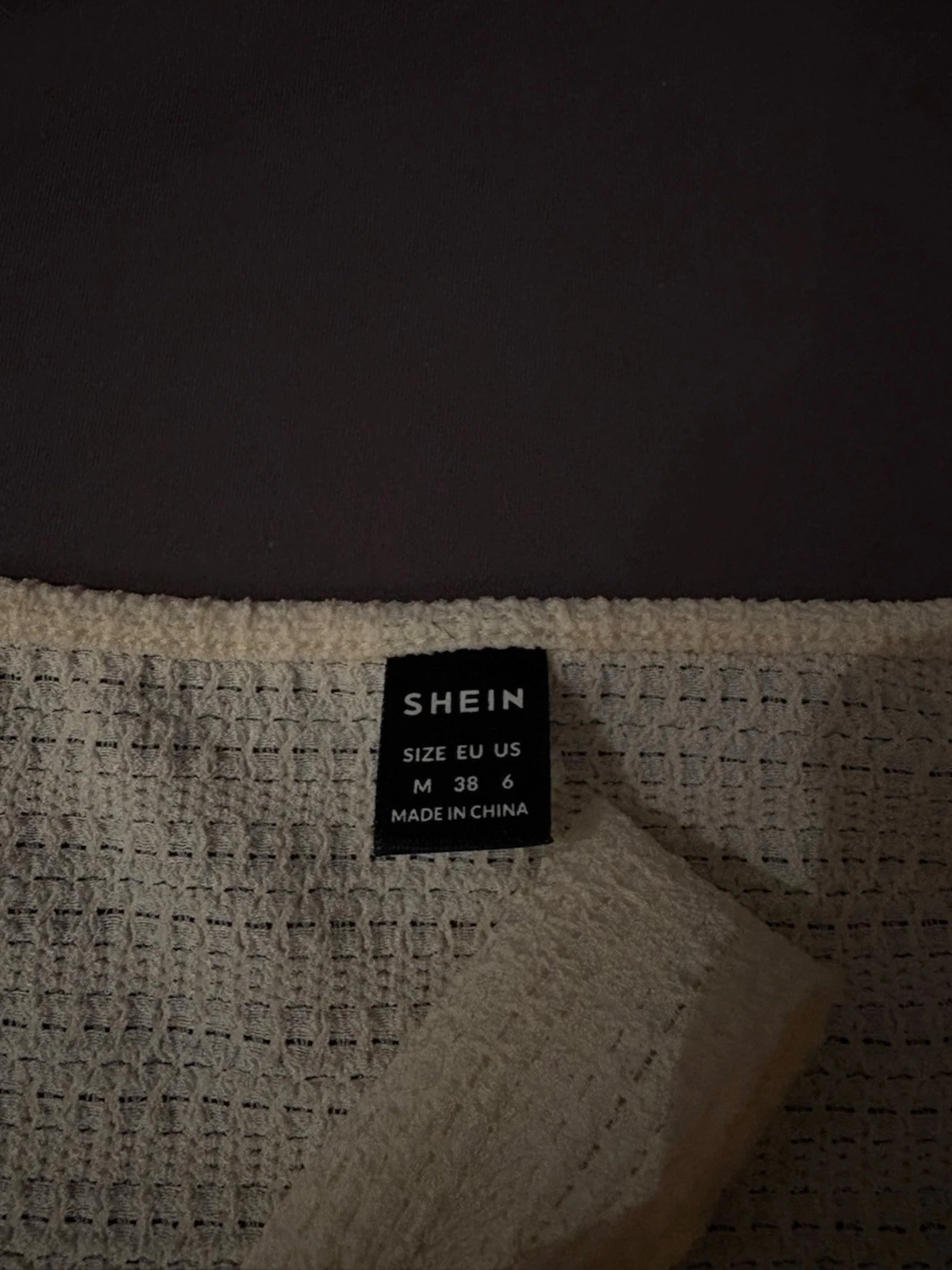 Krämvit topp med knyt från SHEIN - 1