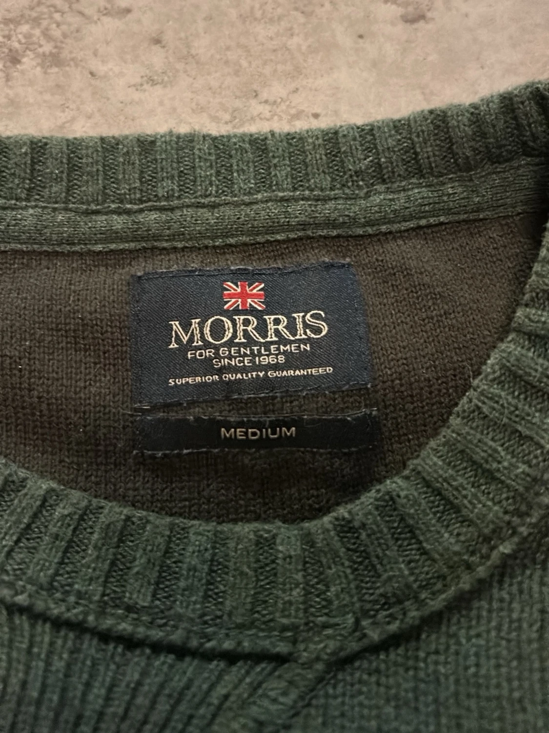 Grön stickad tröja från  Morris  - 2