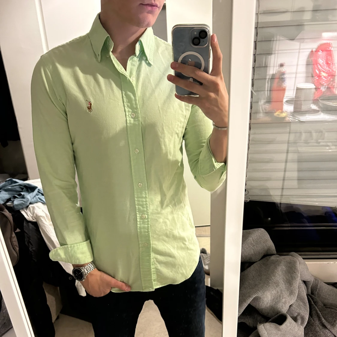 Ralph Lauren Ljusgrön skjorta