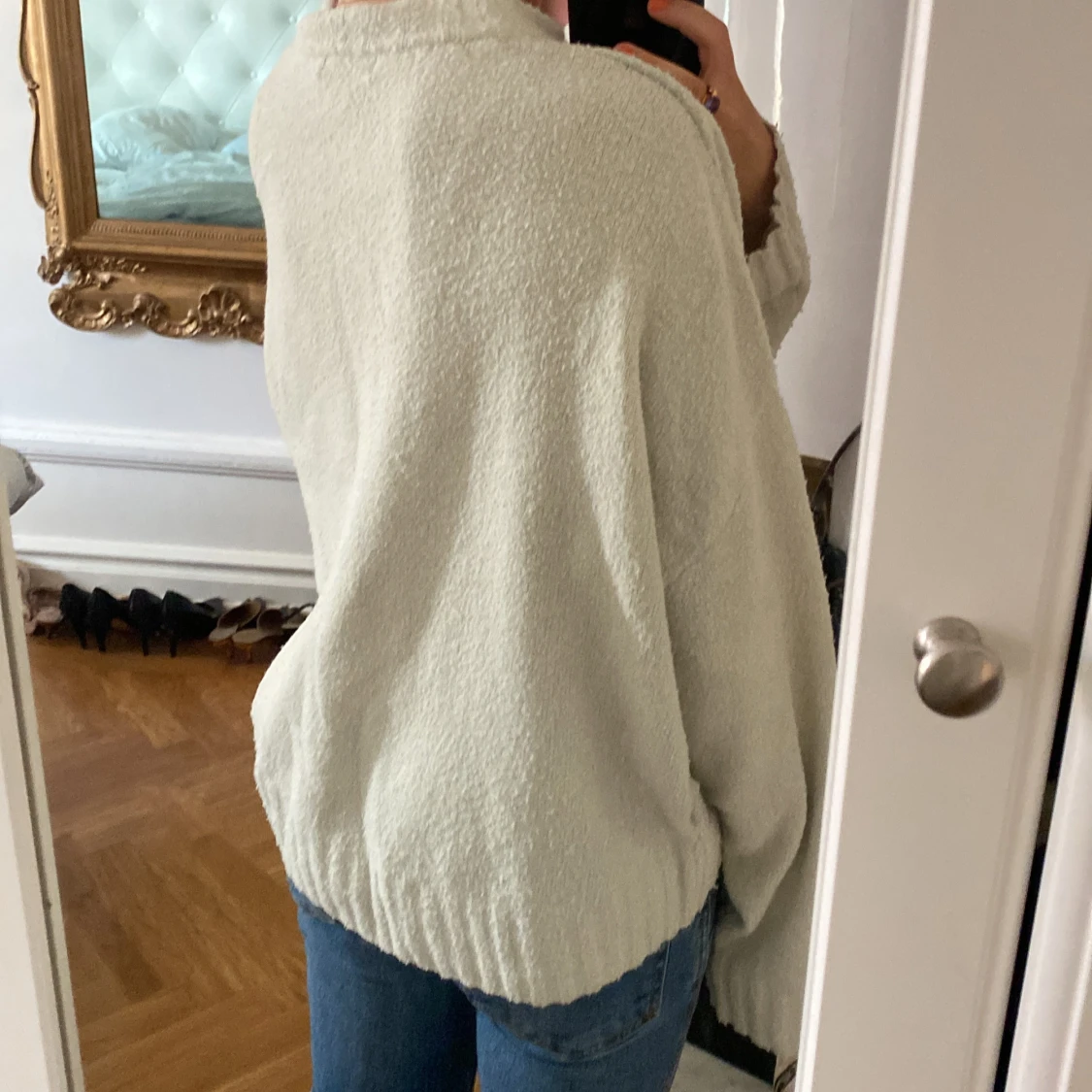 Ljusbeige stickad tröja från H&M - 2