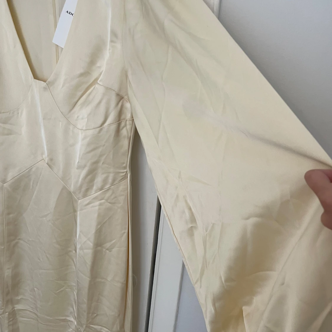 Adoore Andora långklänning vaniljgul - 2