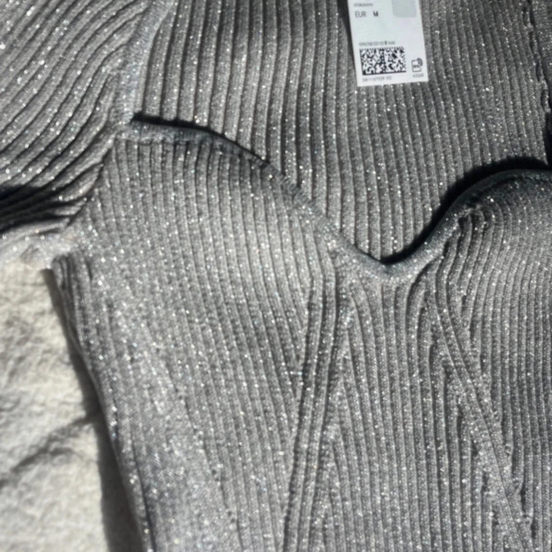 Silvrig glitter tröja - 1