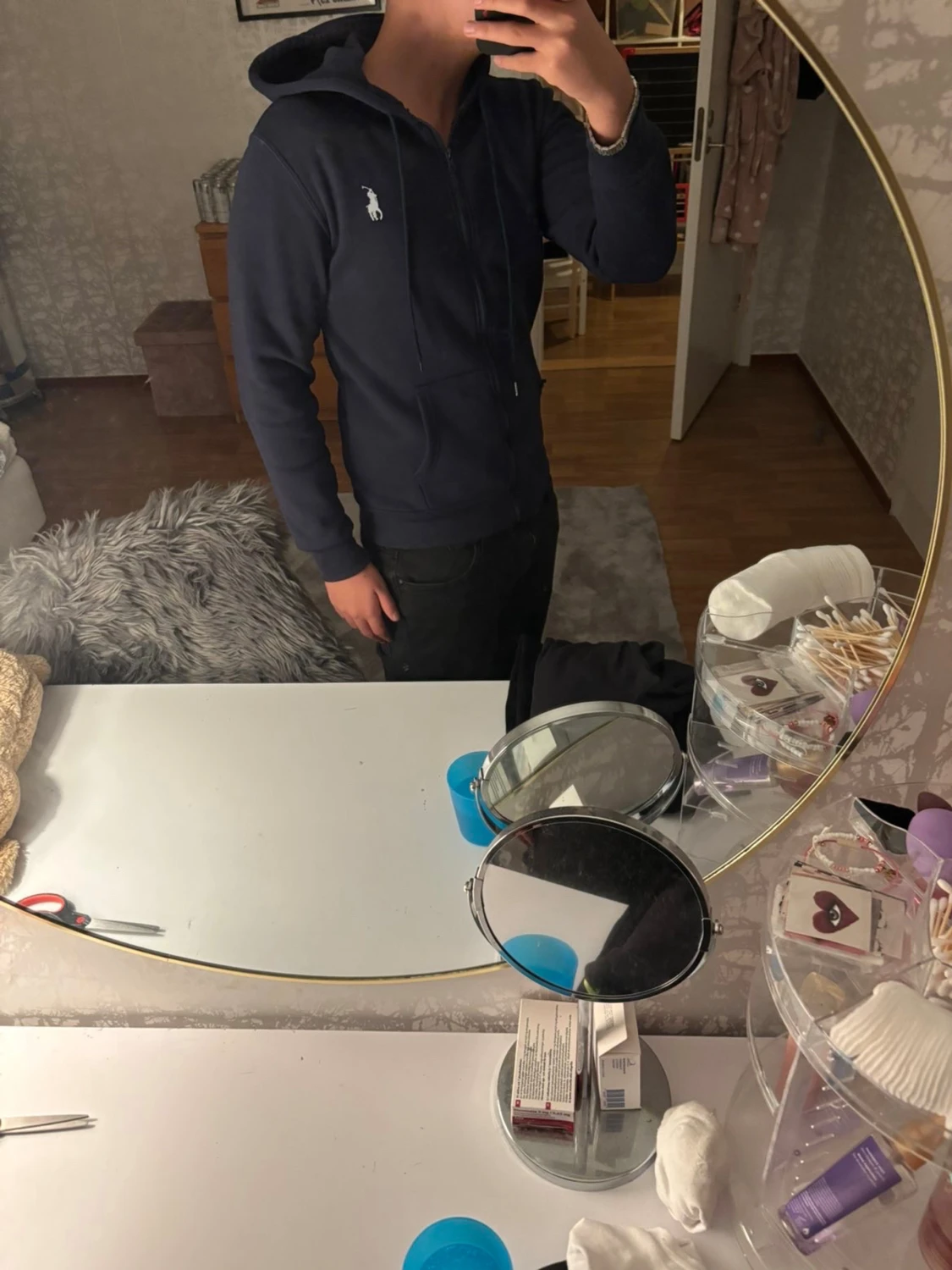 Mörkblå hoodie från Polo Ralph Lauren
