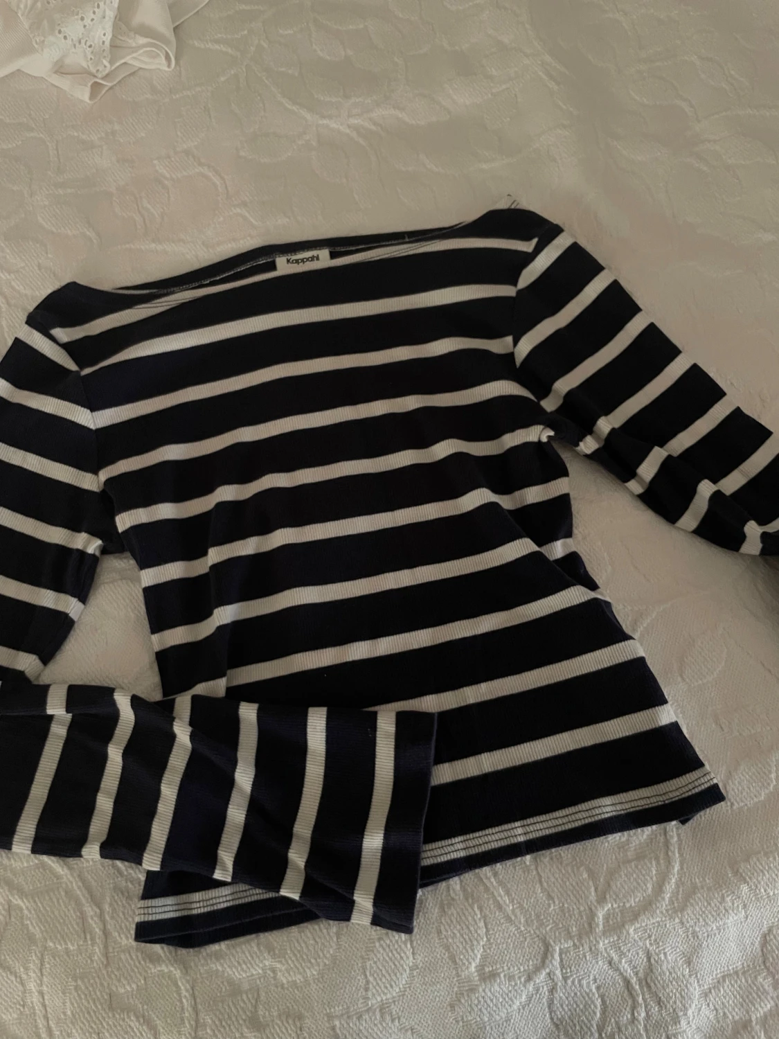 Randig långärmad tröja från Kappahl