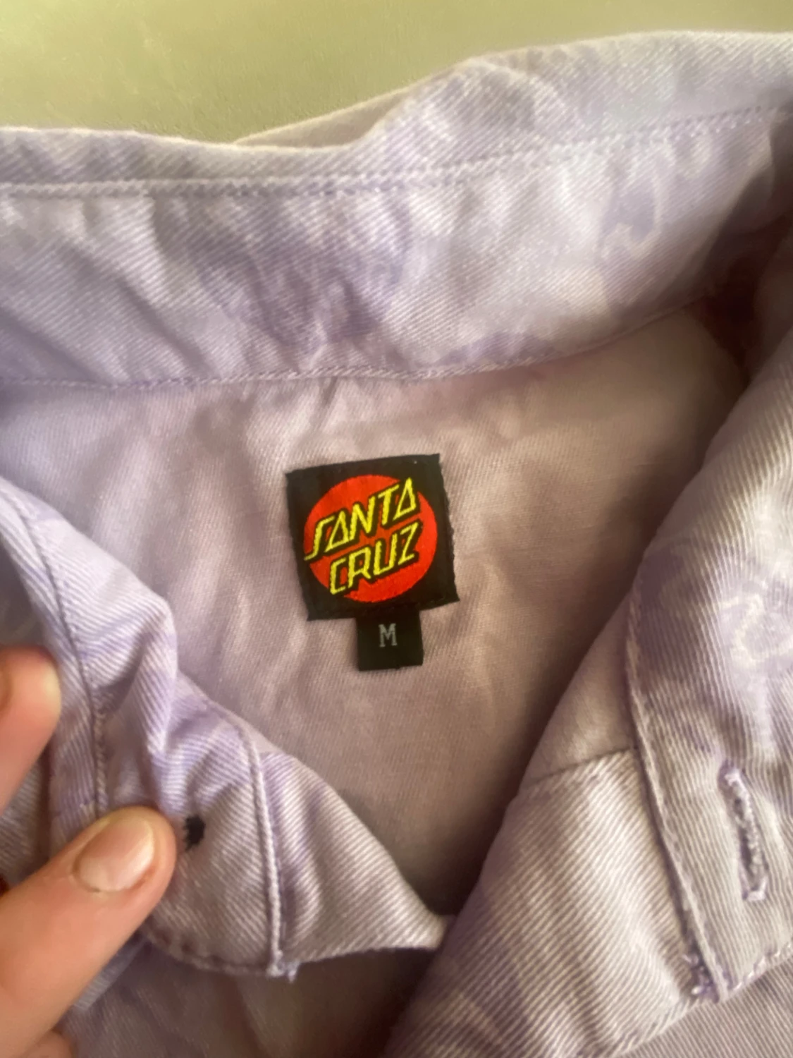 Lila Santa Cruz skjorta med tryck - 1