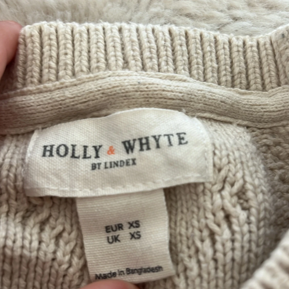 Randig stickad tröja Holly & Whyte XS - 1