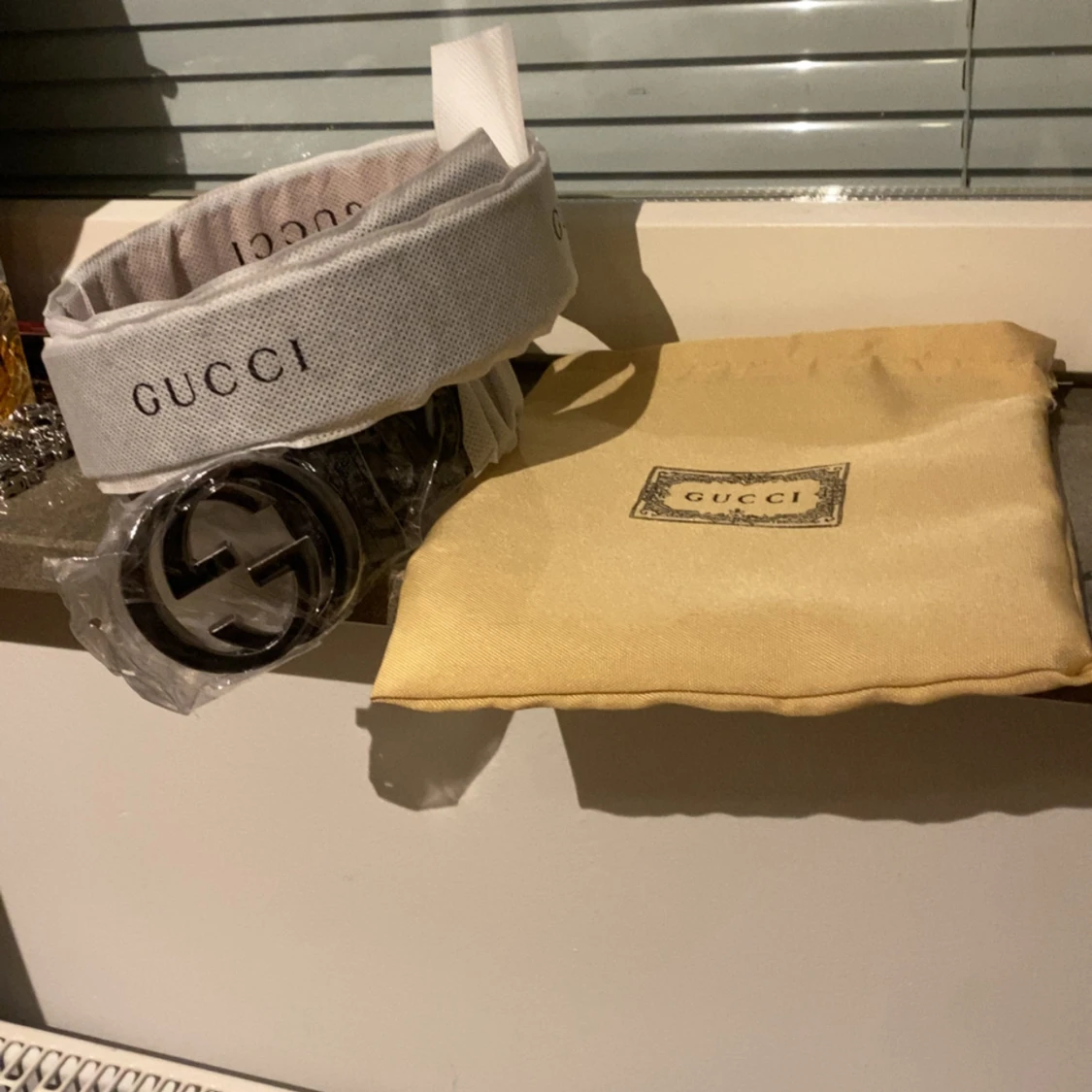 Svart GG bälte  - 1