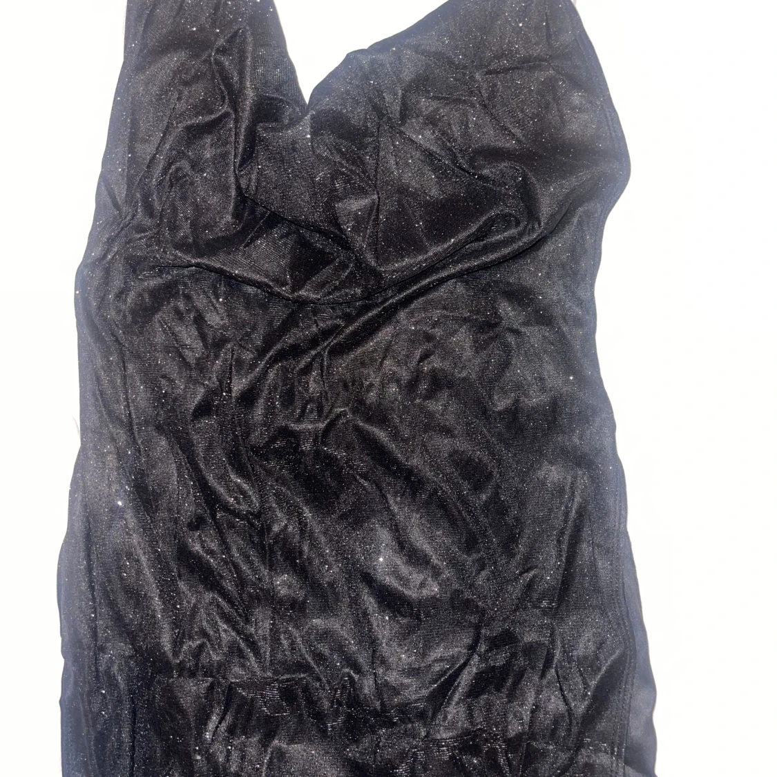 Svart glittrig miniklänning från SHEIN - 2