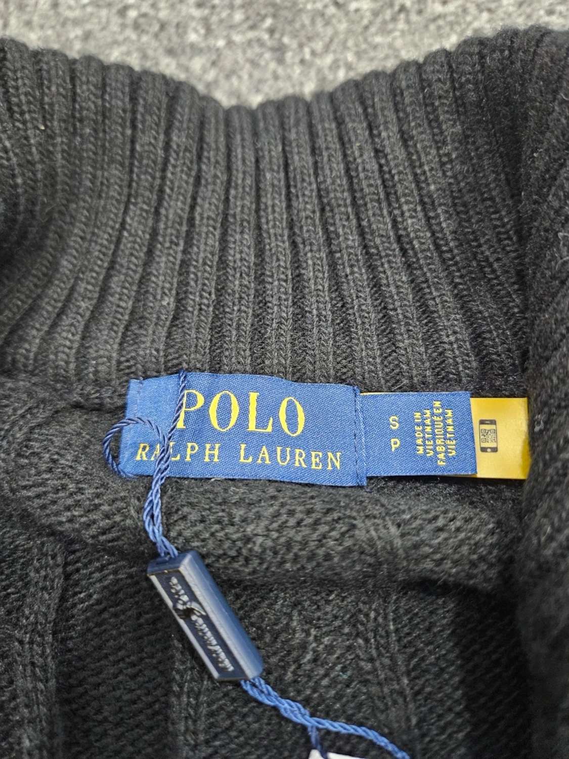 Svart kabelstickad tröja Polo Ralph Lauren - 2