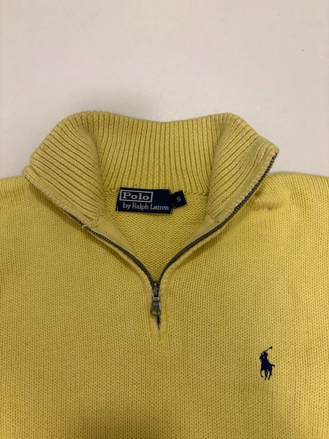 Stickad Ralph Lauren halv zip - 2
