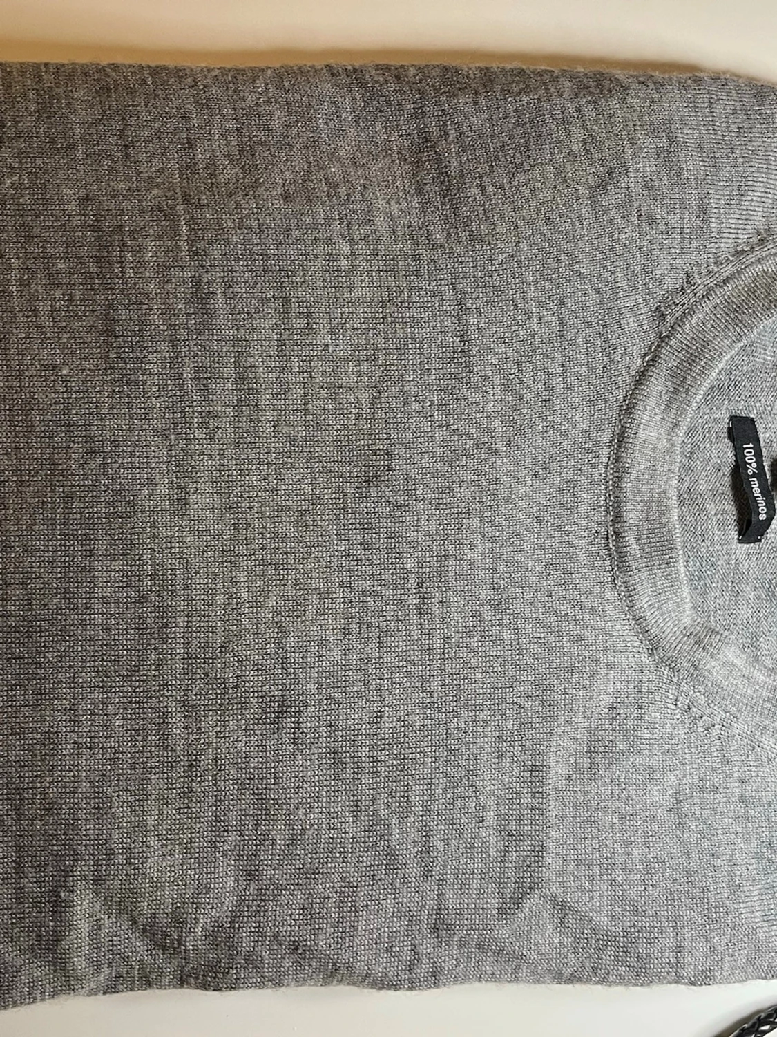 Grå merinoulltröja Galeries Lafayette