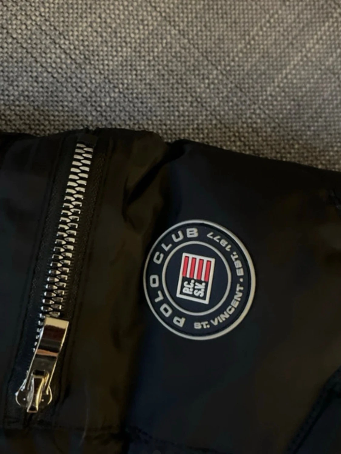 Svart pufferjacka Polo Club S - 3