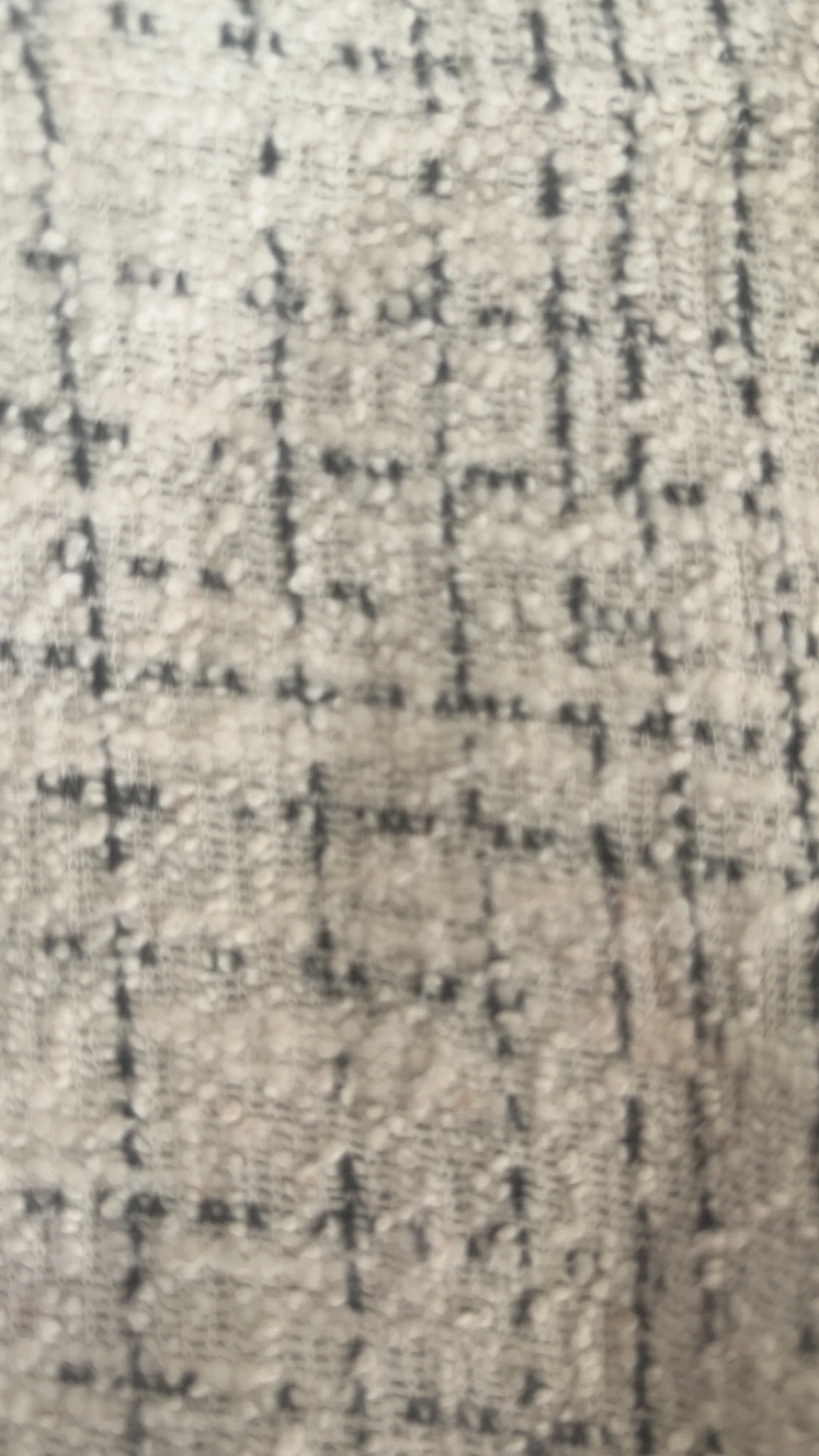 Vit rutig kavaj med dragkedja - 2