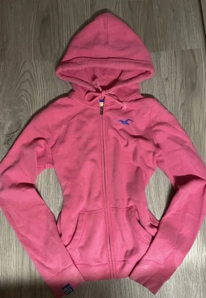 Hollister California Pink Zip-Up Hoodie - - In very good condition - Size EU 36 / S