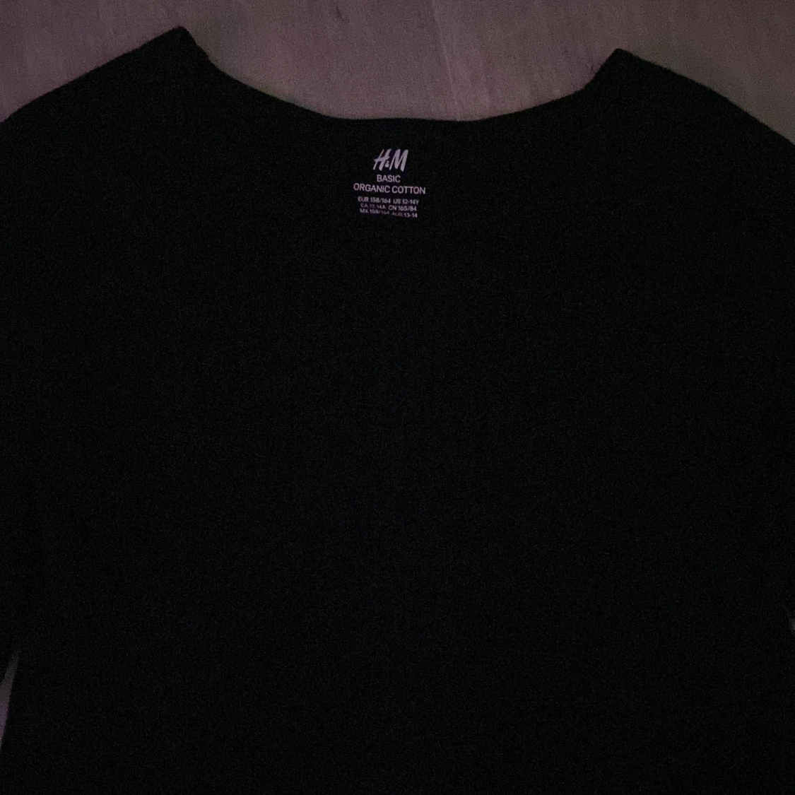 Svart långärmad tröja från H&M - 1