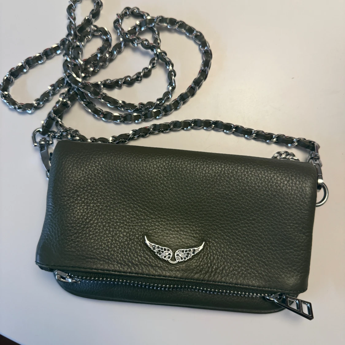 Grön zadig&voltaire nano clutch