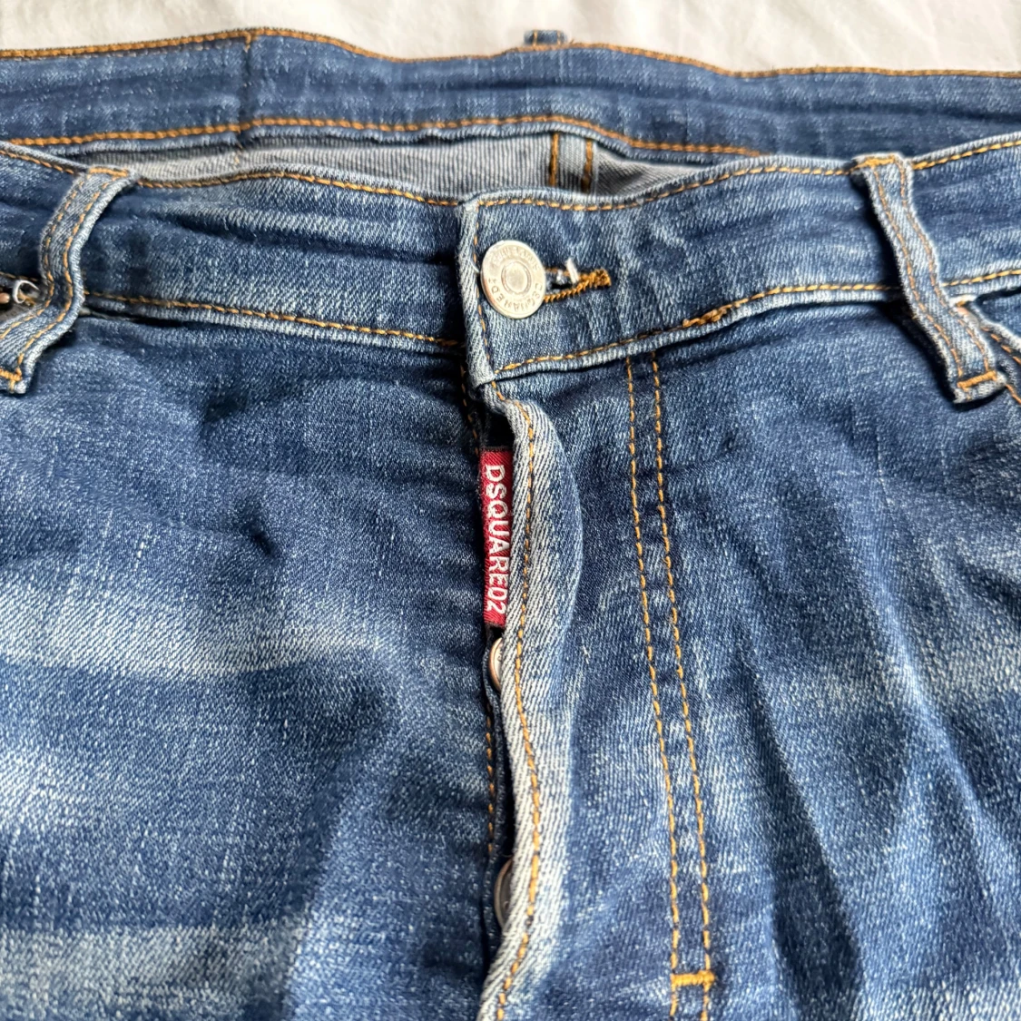 Dsquared2 blå slitna jeans - 3