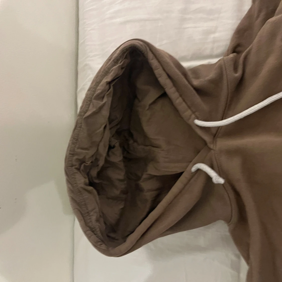 Brun Champion hoodie med broderad logga - 1