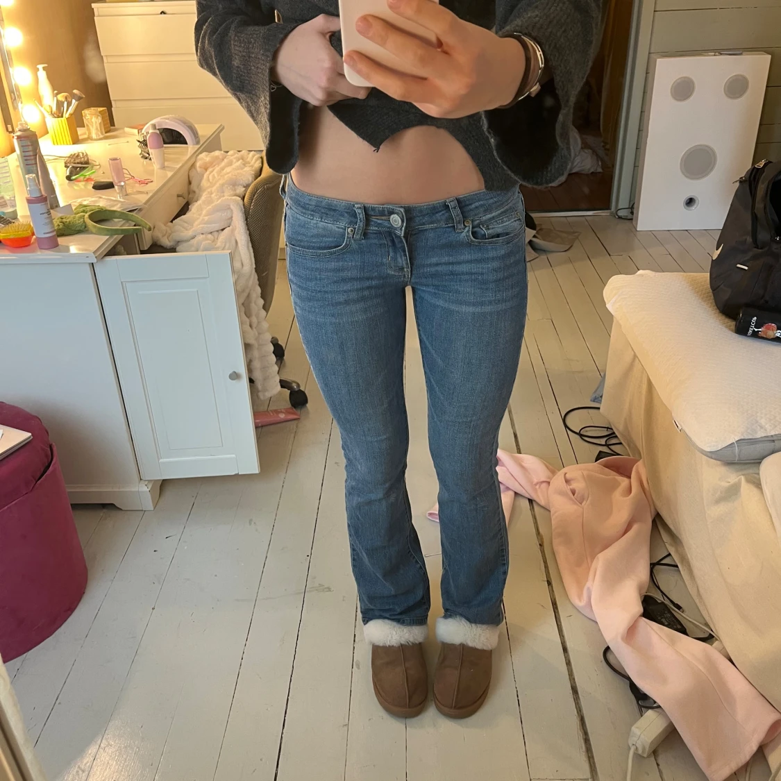 Lågmidjade jeans - 1