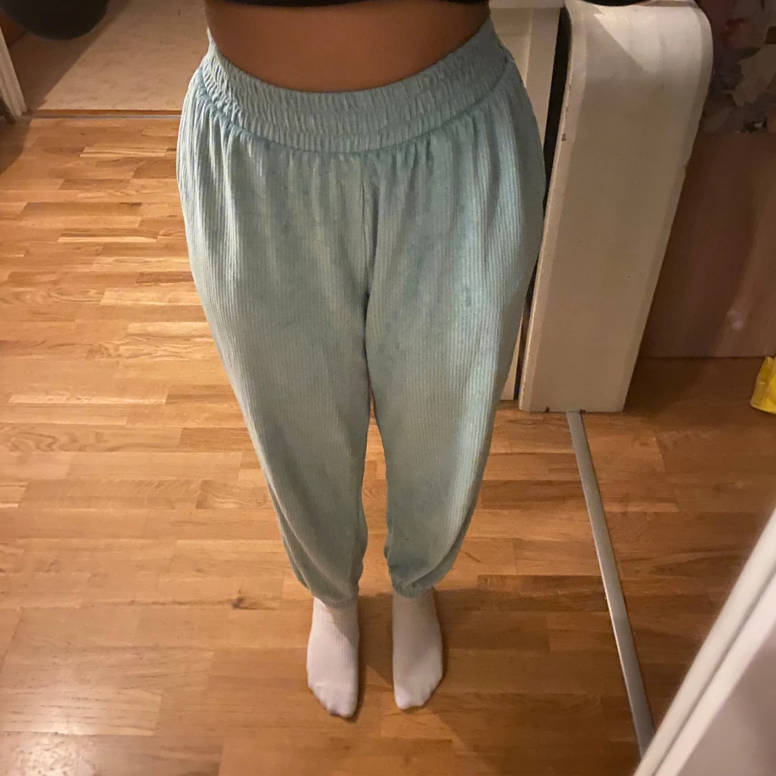 Klädpaket Tre par pyjamas byxor i olika färger strl XS - 1