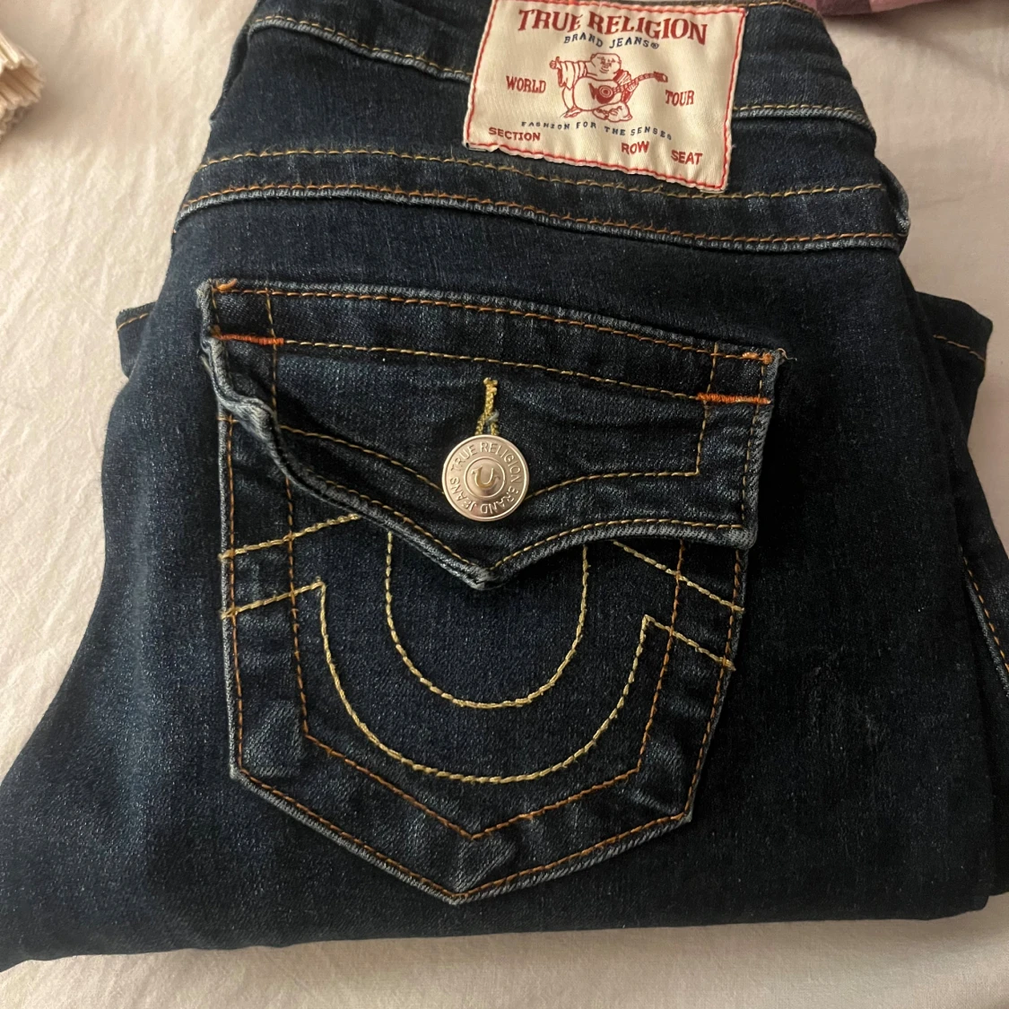 True Religion Joey Low Rise Flare Jeans