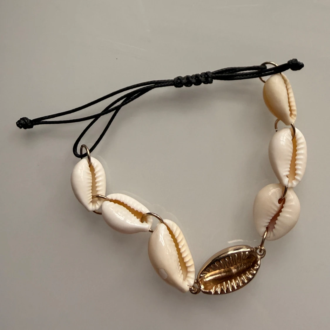 Set med snäckor: armband, halsband & örhängen - 1