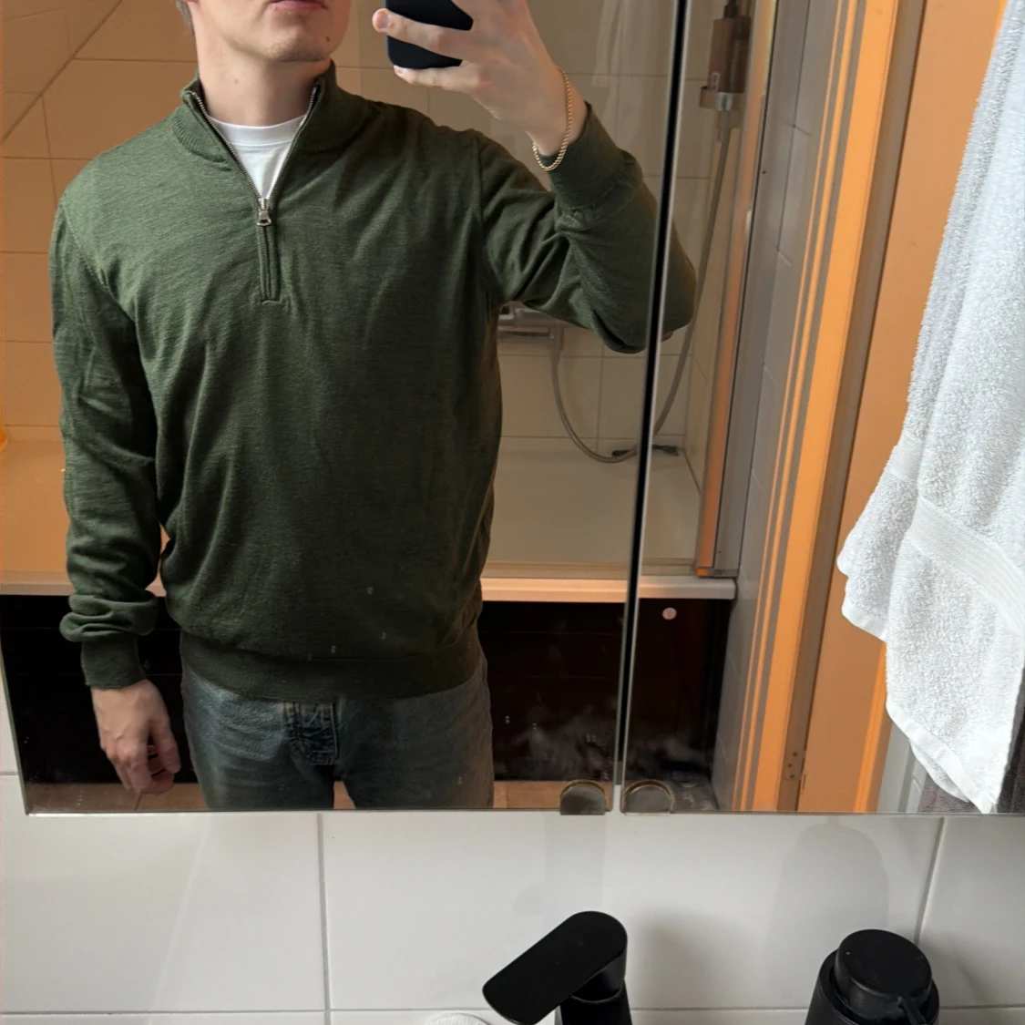 Oscar Jacobson tröja Stl S, 100% ull (aldrig använd) - 4