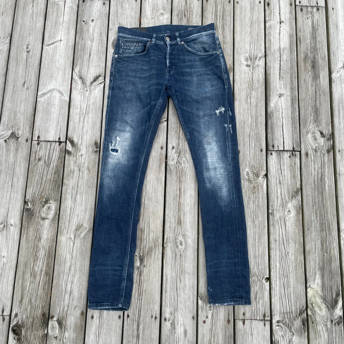 Mörkblåa Dondup George jeans - 4