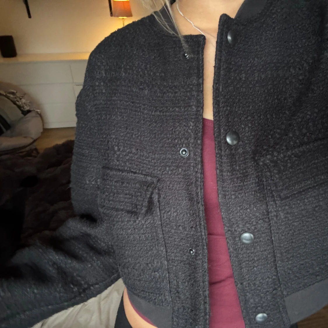 Svart bomberjacka från Nelly XS