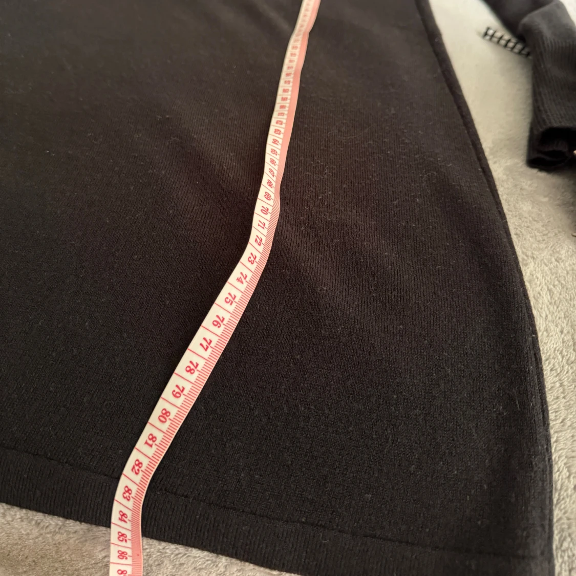 C&A svart stickad klänning, storlek S - 4