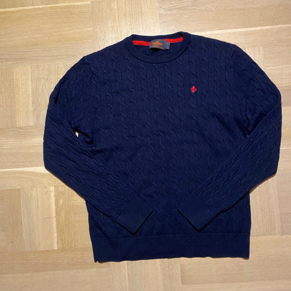 Kabelstickad Morris tröja  - 2