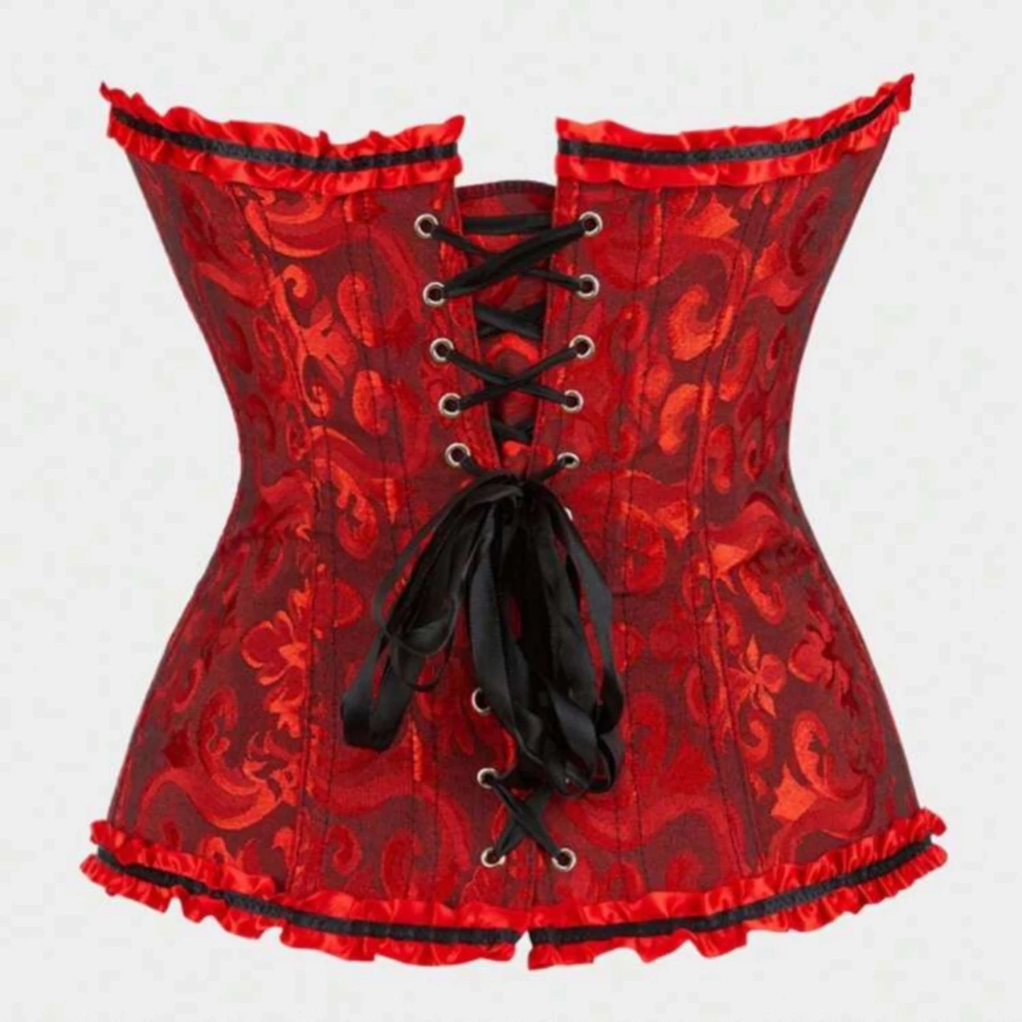 Röd korsett XXS - 1