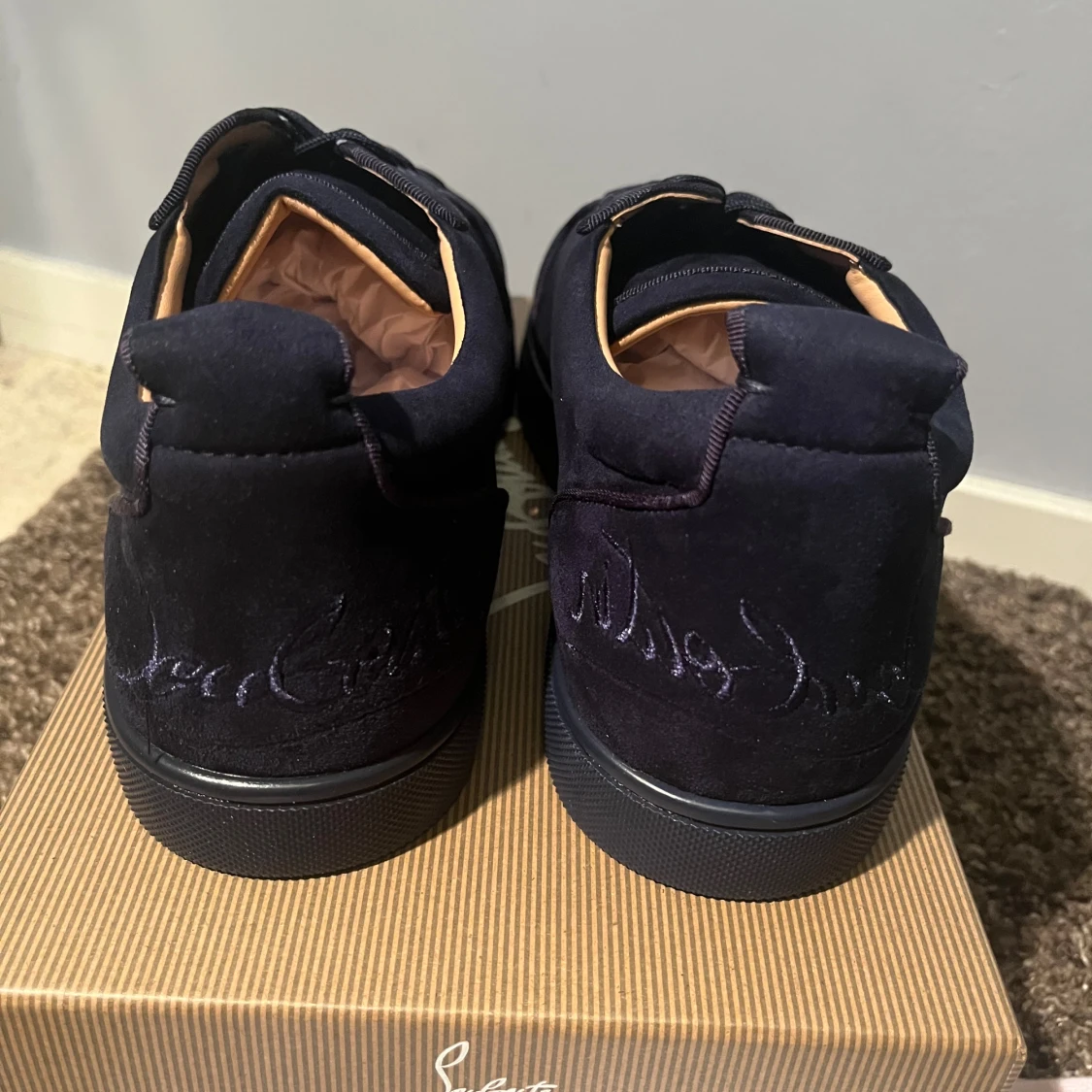 Blåa sneakers från Christian Louboutin - 2