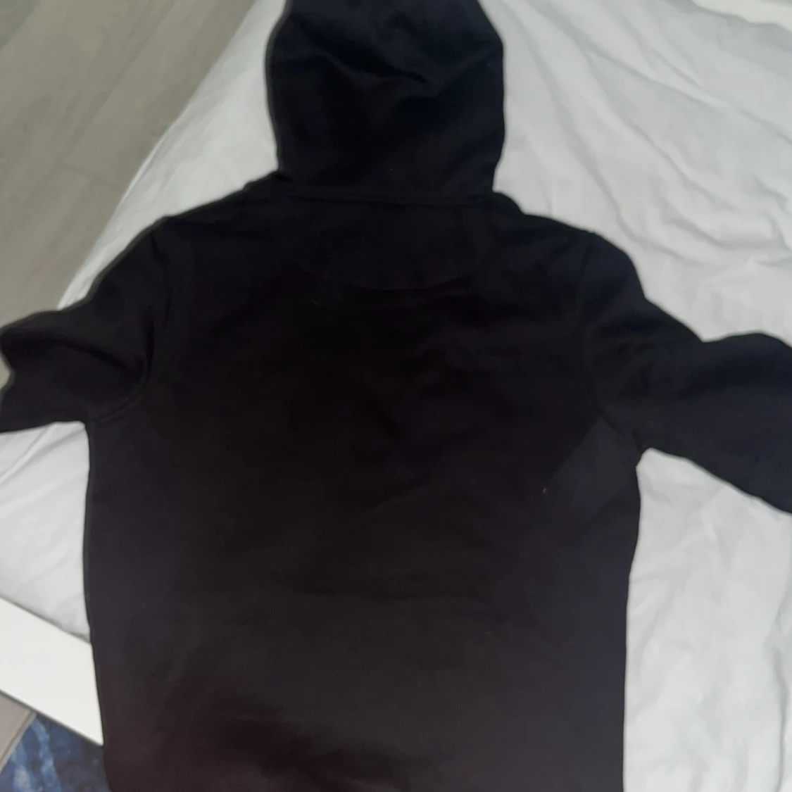 Svart Tupac hoodie med tryck - 3