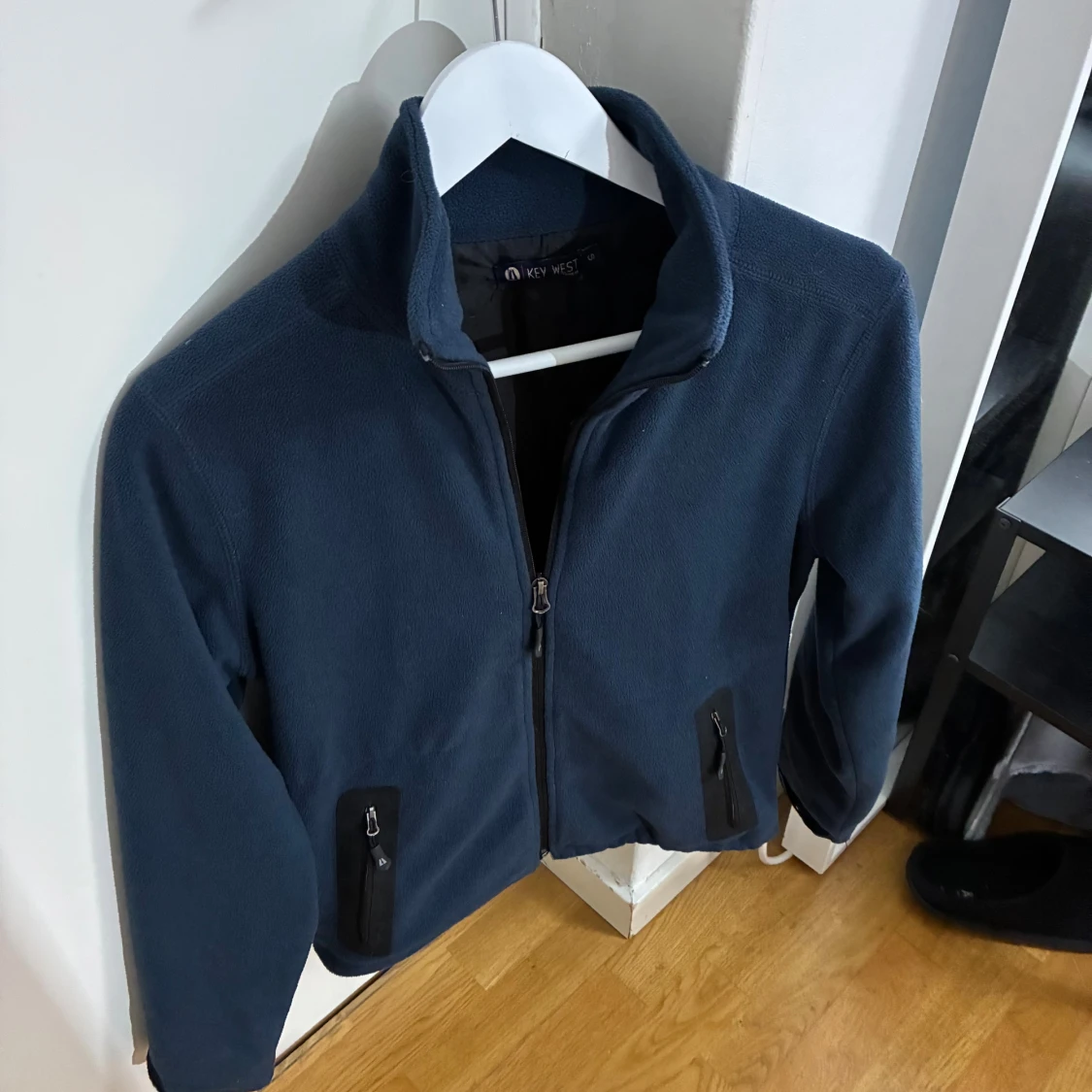 Mörkblå fleecejacka Key West XS - 1