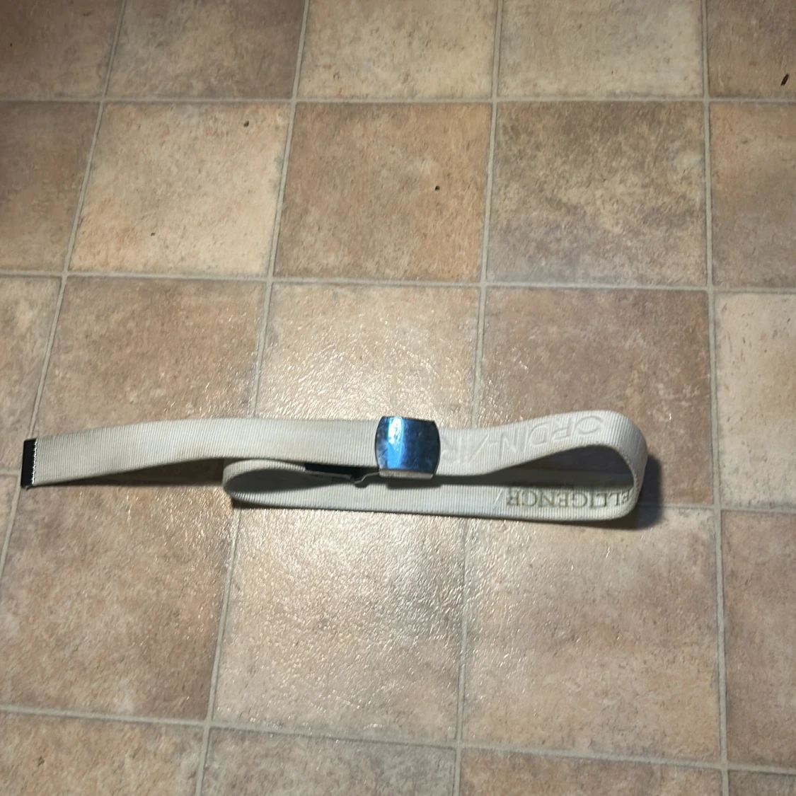 Vitt tygbälte från Jack & Jones